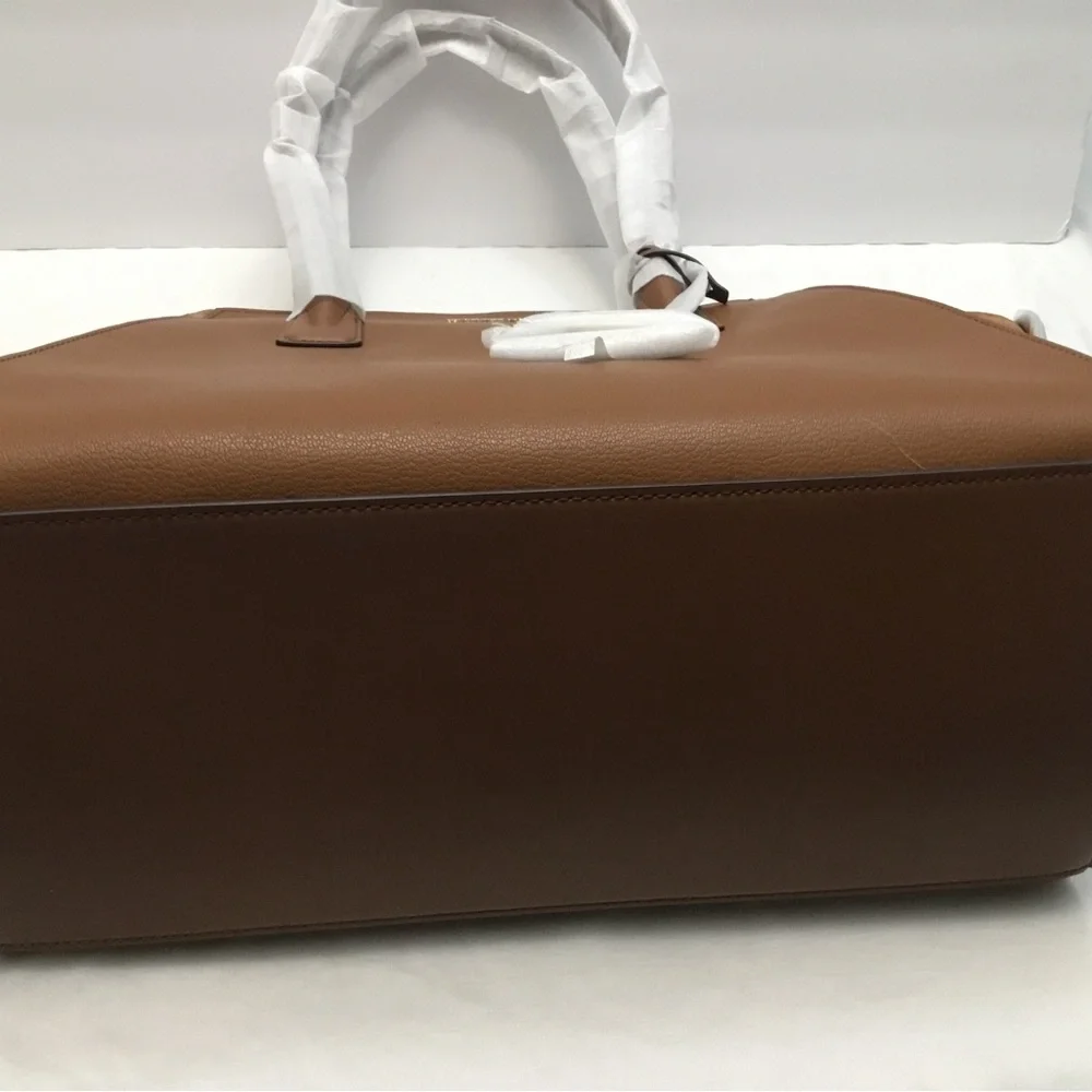Michael Kors Brown Leather Tote Bag